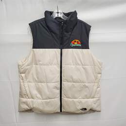 The North Face WM's Two Tone Black & Cream Puffer California Vest Size XXL