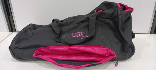 Puma Women's Pink and Black Sport Duffle Bag image number 1