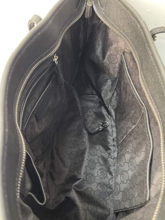 Black Leather BCBG Hand Bag image number 4