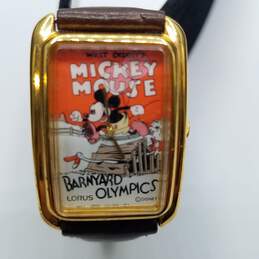 Men's Lorus Disney Mickey Mouse barnyard Olympics Stainless Steel Watch