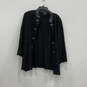 Womens Black Knitted Long Sleeve Elegant Open Front Cardigan Sweater Sz 1X image number 1