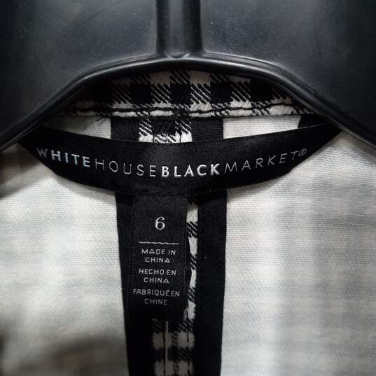 White House Black Market Blazer Style Jacket Size 6- NWT image number 3