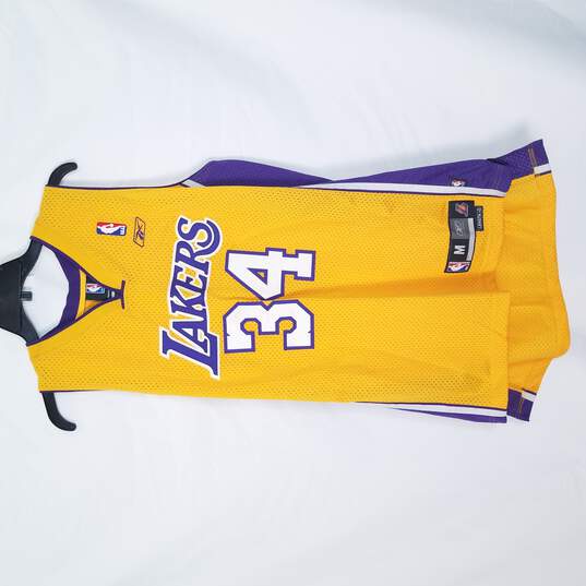 Buy the Reebok Men Gold LA Lakers #34 O'Neal Jersey M