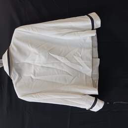 Women's White Suit Jacket Size 6 alternative image