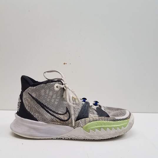 Nike Kyrie 7 Hip-Hop (GS) Athletic Shoes White Black CT4080-105 Size 6Y Women's Size 7.5 image number 1