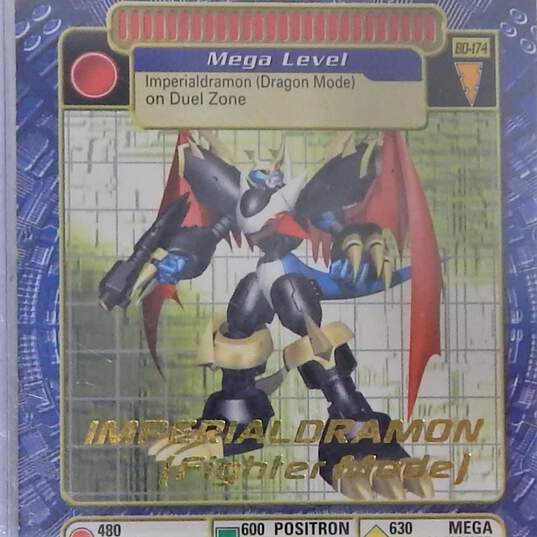 Digimon Imperialdramon Fighter Mode Gold Lettering Card BO-174 image number 2