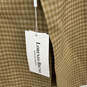 NWT Mens Brown Beige Long Sleeve Single-Breasted One-Button Blazer Size 50L image number 6