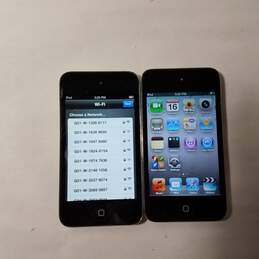 Lot of two Apple iPod touch 4th Gen Model A1367 Storage 8GB