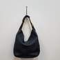 Cole Haan Black Pebbled Leather Bucket Hobo Shoulder Tote Bag image number 2