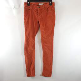 Free People Women Orange Jeans W26