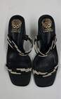 Vince Camuto Black Wedge Sandals Women's Size 8.5 image number 5