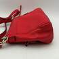 Kate Spade Womens Red Leather Adjustable Strap Zipper Crossbody Bag Purse image number 3