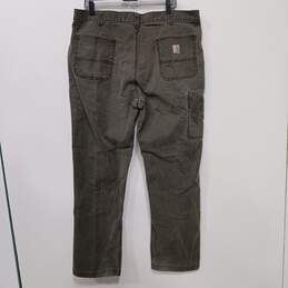 Carhartt Men's Gray Canvas Jeans Size 40x34 alternative image