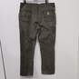 Carhartt Men's Gray Canvas Jeans Size 40x34 image number 2