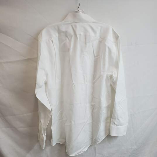 Nordstrom Trim Fit White Button Up Shirt Size 15.5/32-33 image number 2