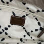 Womens Brown Leather Inner Zip Pockets Semi Chain Strap Shoulder Bag image number 8