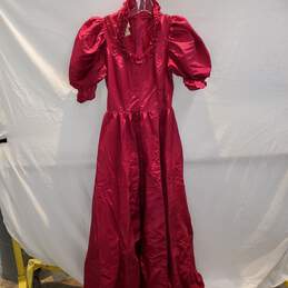 Gunne Sax Bridal Collection Zip Back Puff Sleeve Dress Size 11