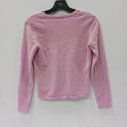 Women’s Land’s End 100% Cashmere V-Neck Pullover Sweater Sz S alternative image