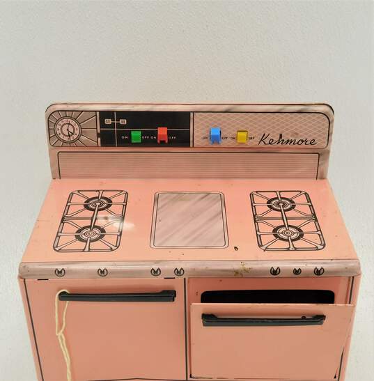 Vintage Coldspot Wolverine Tin Toy Pink Kenmore Oven image number 2