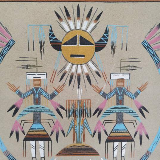 Native American Themed Sand Painting image number 3