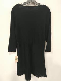 Black Sweater Dress Size L New alternative image