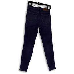 Womens Blue Denim Medium Wash Pockets Stretch Skinny Leg Jeans Size 26 alternative image
