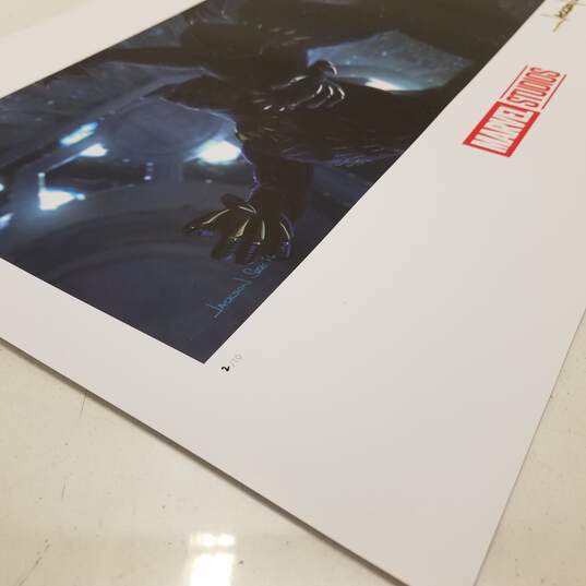 Limited Edition Marvel Studios 'Black Panther' Lithograph Signed by Jackson Sze image number 4