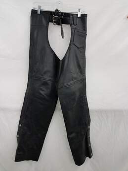 FMC Men's Black Leather Chaps SZ XXS alternative image