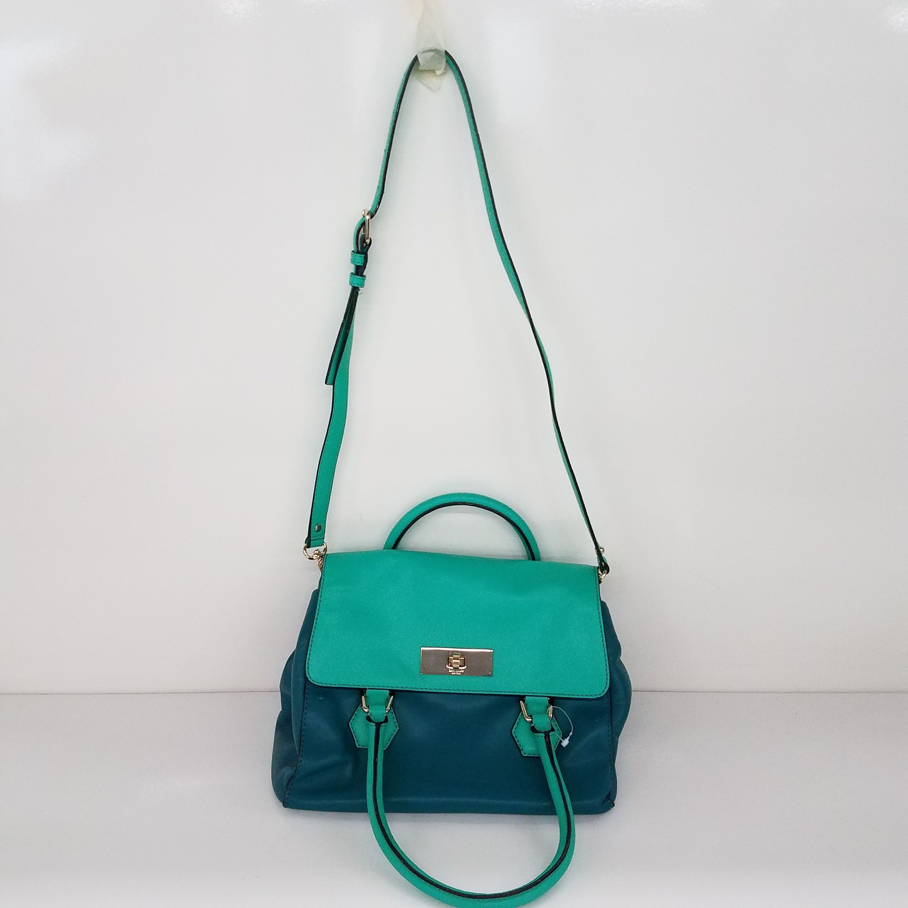 Sell Kate Spade New York Leather Tote Bag - Green | HuntStreet.com