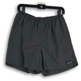 Patagonia Mens Gray Elastic Waist Flat Front Pull-On Athletic Shorts Size M