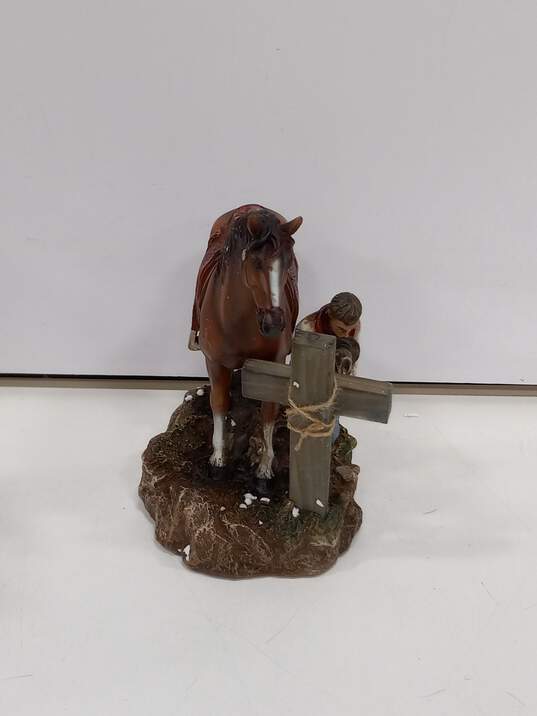 Praying Cowboy Sculpture w/ Box image number 3