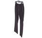 Womens Black Flat Front Mid Rise Hook And Eye Straight Leg Dress Pants Size 6T image number 2