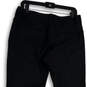 Womens Black Flat Front Slash Pocket Straight Leg Golf Chino Pants Size 8 image number 4