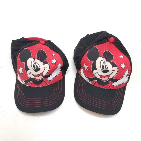 Disney Mickey Mouse Black Snapback Hats image number 1