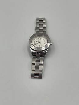 Womens 811009WH Silver Black Crown Diamond Water Resistant Wristwatch 102g