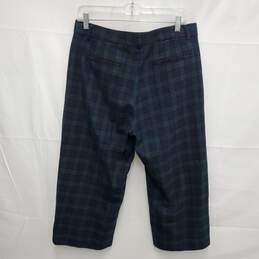 VTG Pendleton WM's Scotch Green & Blue Wool Ankle Pants Size 12 alternative image