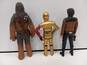 3pc Star Wars Han Solo, Chewbacca and C3PO Action Figures image number 2