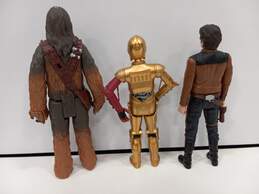 3pc Star Wars Han Solo, Chewbacca and C3PO Action Figures alternative image