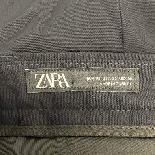 Zara Black Pants - Size Large image number 5