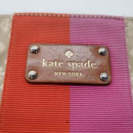 Kate Spade Stucco Victoria Beige Jacquard Crossbody Bag alternative image