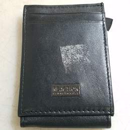Reaction Kenneth Cole Black Leather Bifold Wallet alternative image