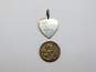 Tiffany & Co 925 Sterling Silver TL 1980 Etched Heart Tag Pendant Charm 3.0g image number 4