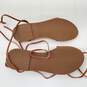 Madewell Brown Leather Flat Women's Sandals image number 2