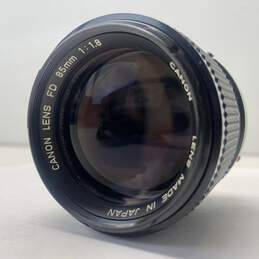 Canon FD 85mm 1:1.8 Portrait Camera Lens