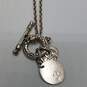 Sterling Silver Boy & Girl Tag 34in Toggle Necklace 39.7g image number 3