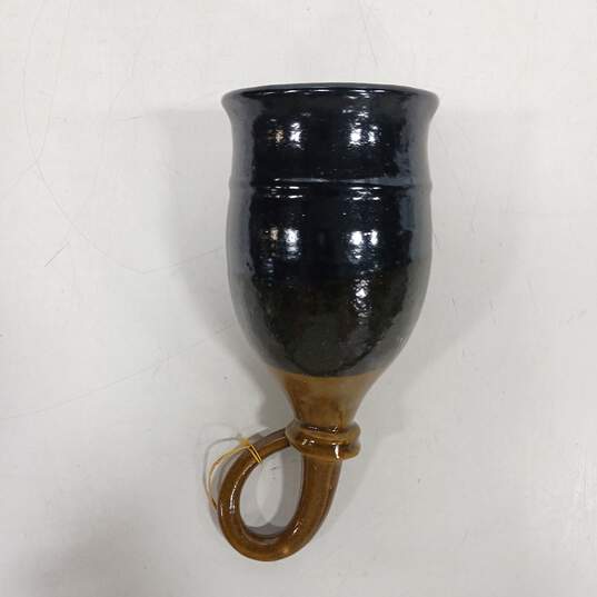 Ceramic Hanging Loop Brown Mug/Goblet image number 3