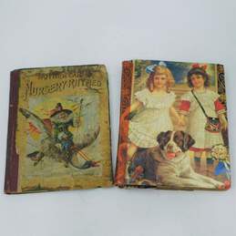 Antique Early 1900s Children's Books Nursery Rhymes