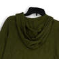 Womens Green Stretch Long Sleeve Pockets Classic Full-Zip Hoodie Size 2XL image number 3