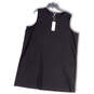 NWT Womens Black Sleeveless Round Neck Stretch Pullover Tank Top Size 2X image number 1