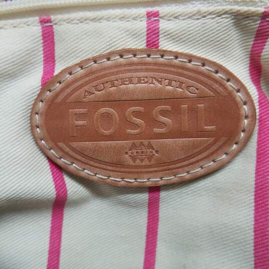 Fossil Multicolor Canvas Crossbody Bag image number 4